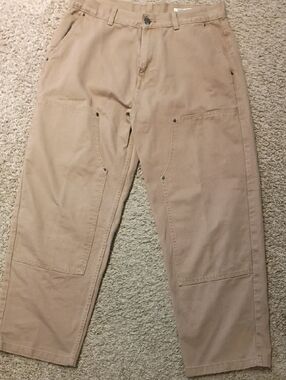 Men's Cargo Work Pants in Tan - Rugged Everyday Utility